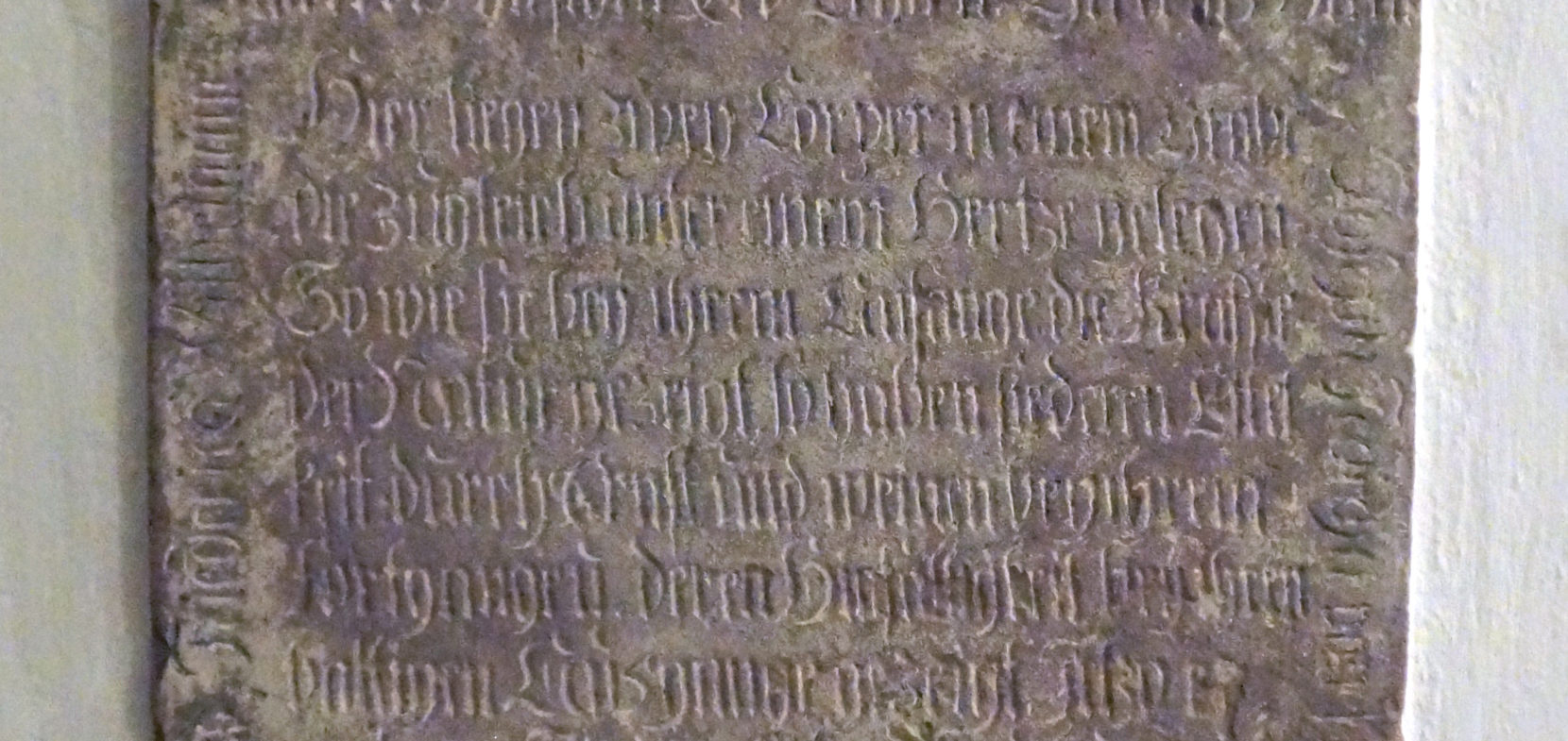 Der Grabstein von 1744