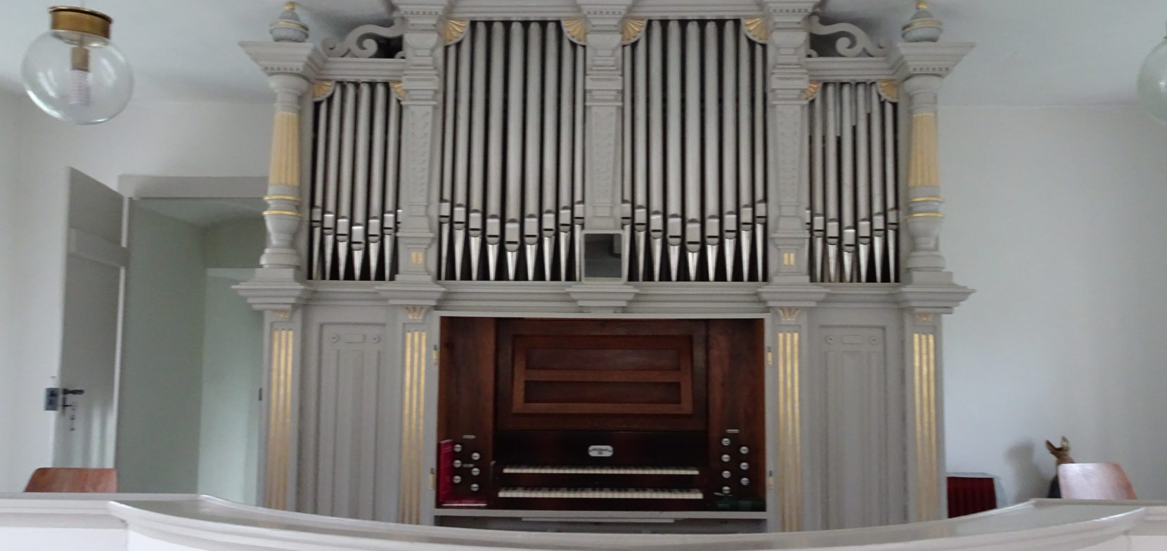 Die Gottfried-Hildebrand-Orgel von 1894 in der Schloßkirche in Lützschena