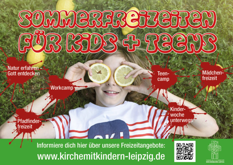 Werbung Sommerferien 2021 Groß