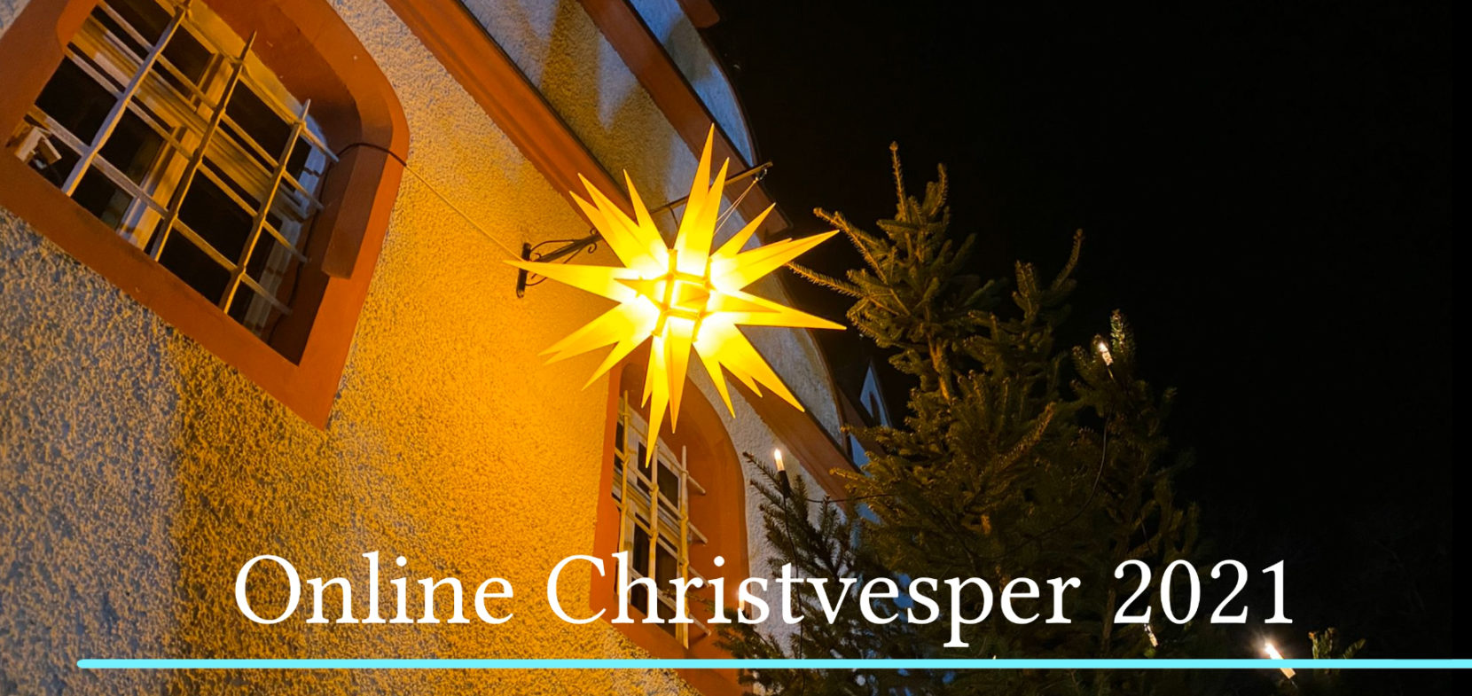 Online Christvesper der Sophienkirchgemeinde